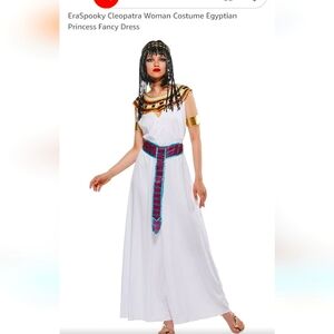 EraSpooky Cleopatra Woman Costume Egyptian Princess Fancy Dress